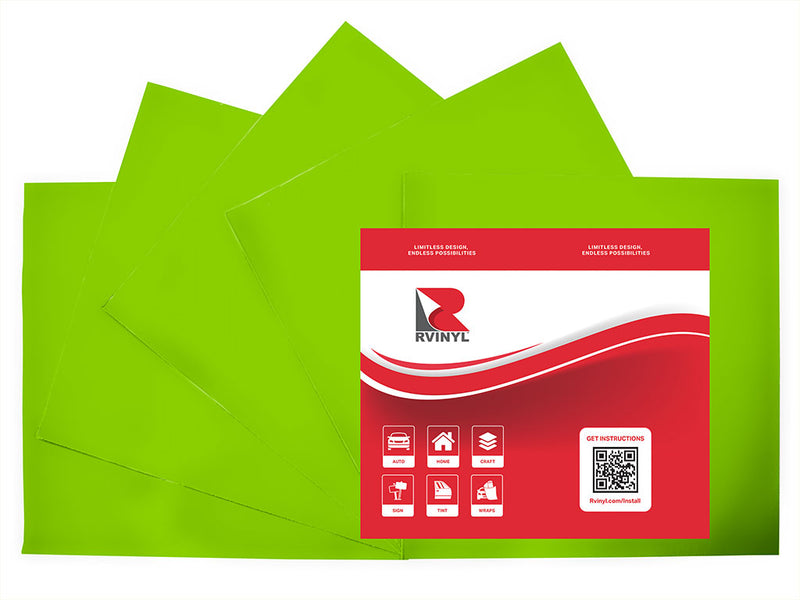 Avery HP750 Green Pantone 375 C Craft Vinyl Sheet Pack