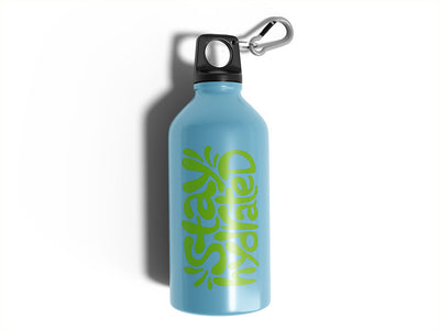 Avery HP750 Green Pantone 375 C Water Bottle DIY Stickers