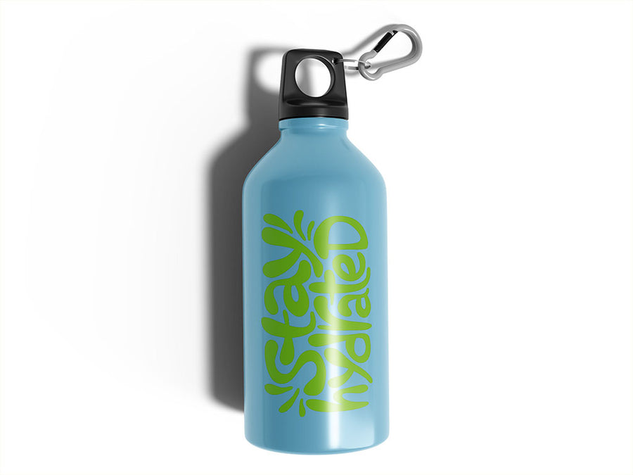 Avery HP750 Green Pantone 375 C Water Bottle DIY Stickers