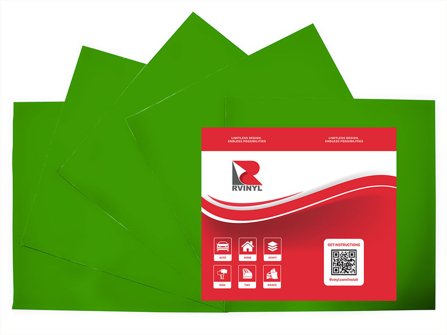 Avery HP750 Apple Green Craft Vinyl Sheet Pack