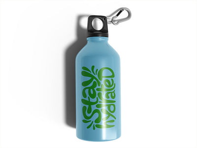 Avery HP750 Apple Green Water Bottle DIY Stickers