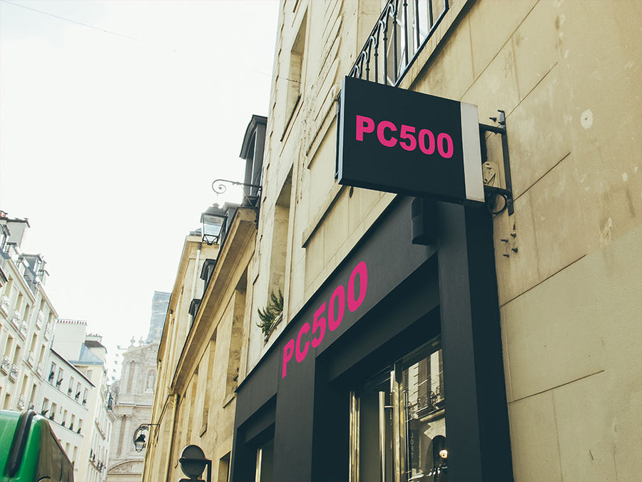 Avery PC500 Tropical Pink Vinyl Sign