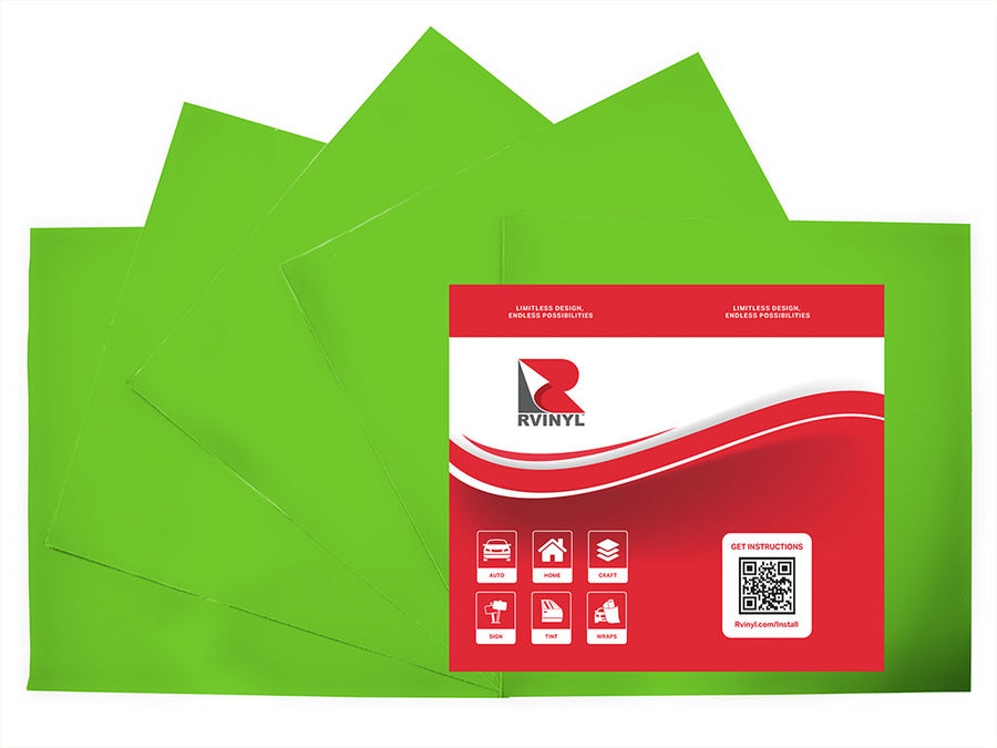 Avery PC500 Lime Craft Vinyl Sheet Pack