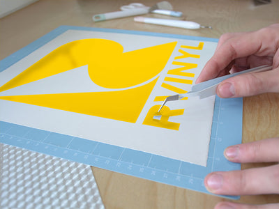 Avery PR800 Primrose Yellow Translucent Easy Weed Craft Vinyl