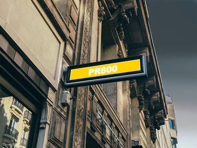 Avery PR800 Primrose Yellow Translucent Sign