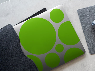 Avery PR800 Green Yellow Translucent DIY Laptop Stickers