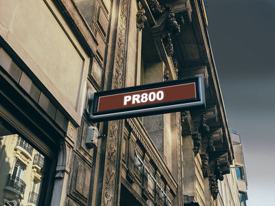 Avery PR800 Bruin Brown Translucent Sign