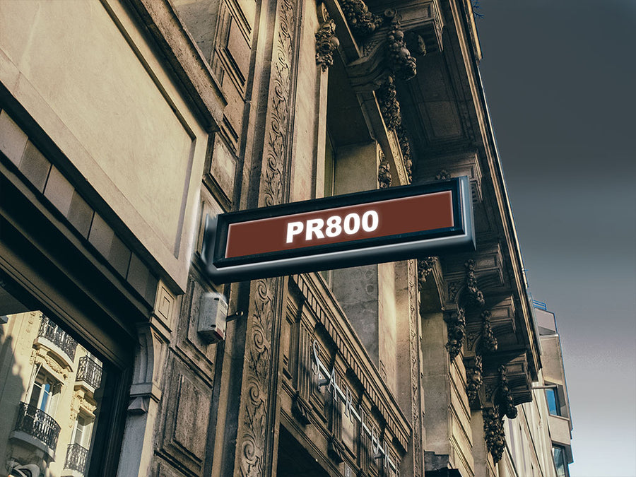 Avery PR800 Bruin Brown Translucent Sign