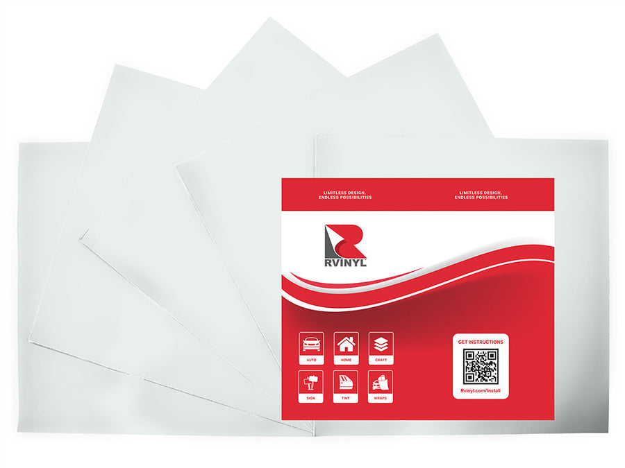 Avery SC950 Matte White Opaque Craft Vinyl Sheet Pack