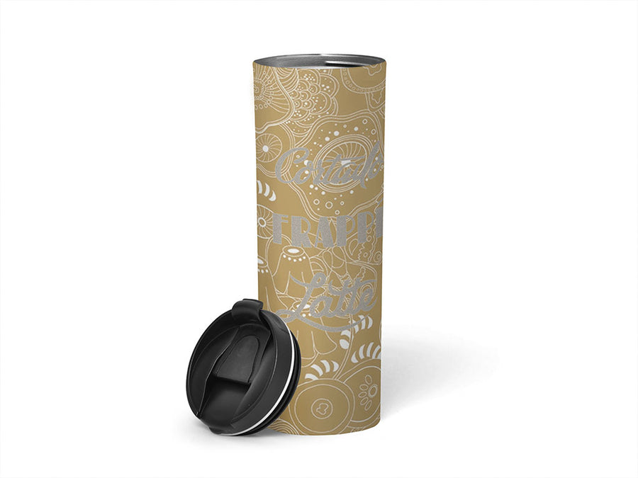 Avery SC950 Pewter Metallic Water Bottle DIY Stickers