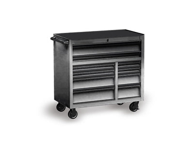 Avery Dennison™ SF 100 Black Chrome Tool Cabinet Wraps