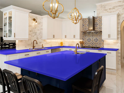 Avery Dennison SF 100 Blue Chrome DIY Kitchen Counter Wraps