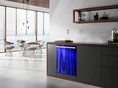 Avery Dennison™ SF 100 Blue Chrome Wrapped Dishwasher Example