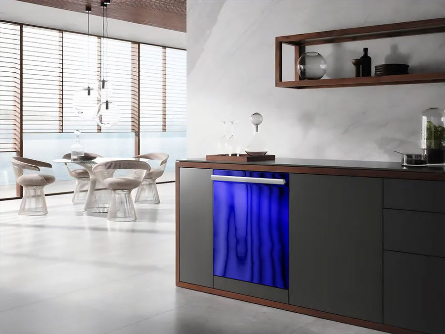 Avery Dennison™ SF 100 Blue Chrome Wrapped Dishwasher Example