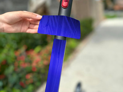 Avery Dennison SF 100 Blue Chrome Electric Kick-Scooter Wraps