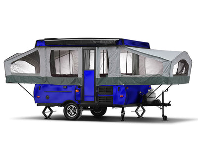 Avery Dennison SF 100 Blue Chrome DIY Truck Camper Wraps