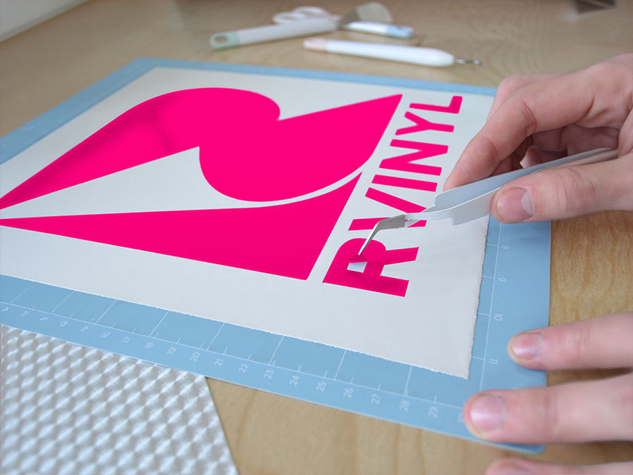 Avery SF100 Magenta Fluorescent Easy Weed Craft Vinyl