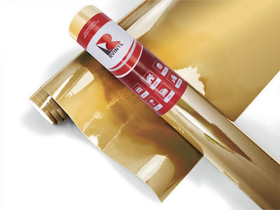 Avery Dennison SF 100 Gold Chrome Drum Set Vinyl Cover