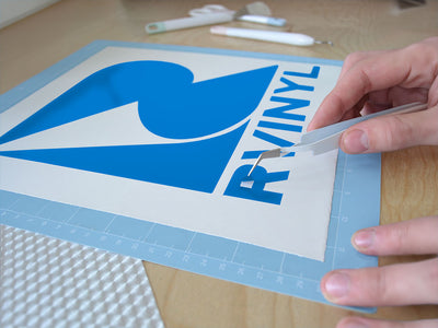 Avery SF100 Blue Fluorescent Easy Weed Craft Vinyl