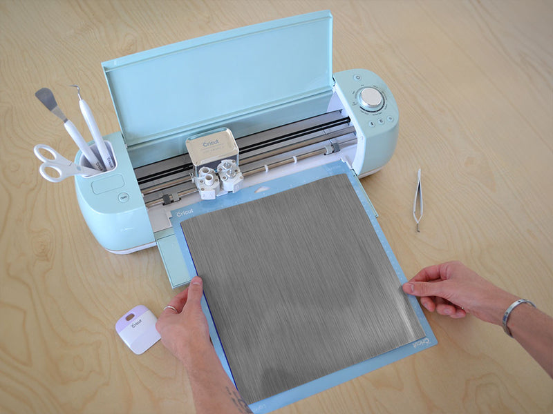 Avery SF100 Brushed Chrome Metalized Cricut Compatible Vinyl