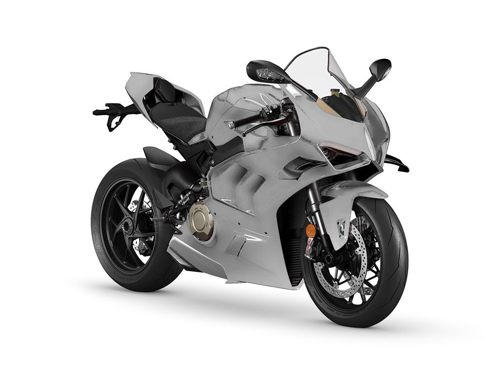 Avery Dennison™ SF 100 Silver Chrome Motorcycle Wraps | Bike Wraps