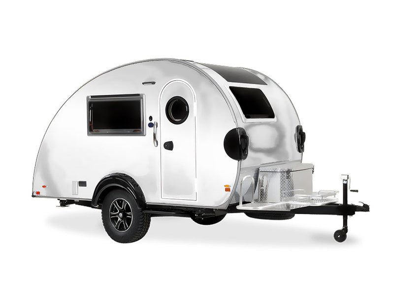 Avery Dennison SF 100 Silver Chrome DIY Tear Drop Trailer Wraps