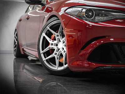 Avery Dennison™ SF 100 Silver Chrome Wrapped Rim Example