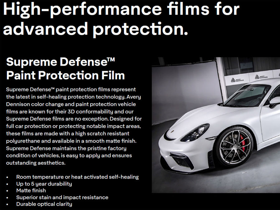 Avery Dennison SPF-XI-Supreme Defense Protection Film