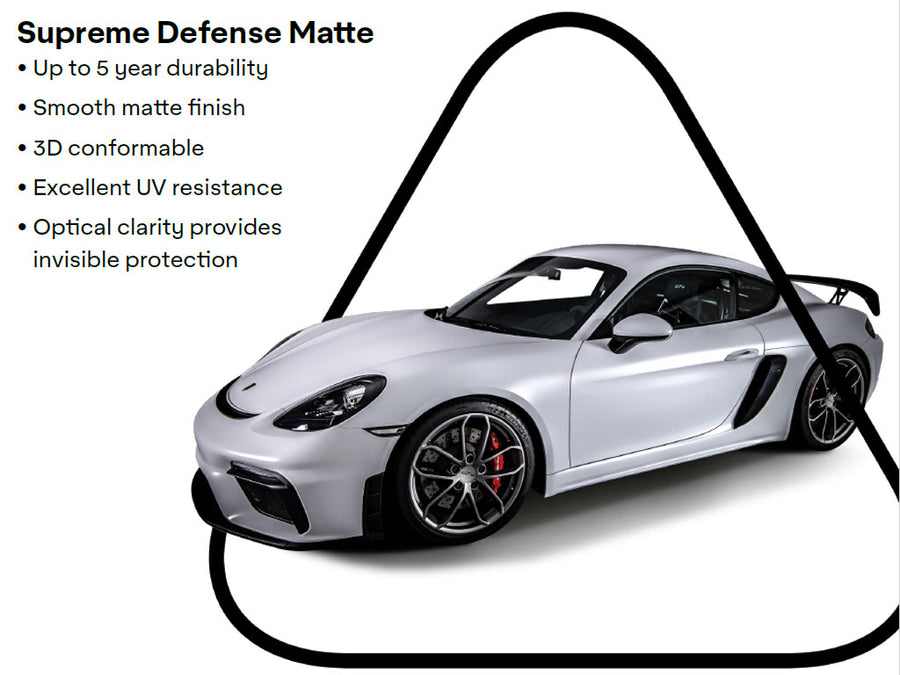 Avery Dennison Supreme Defense Matte PPF Vehicle Wrapping Film