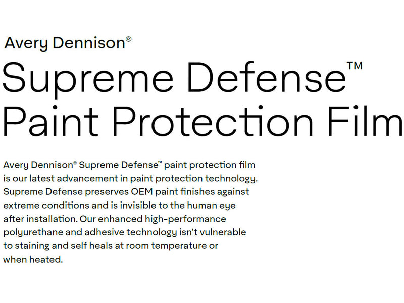 Avery Dennison™ Matte Supreme Defense Hood