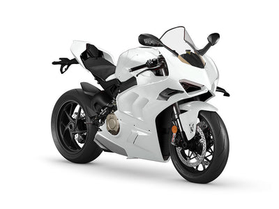Avery Dennison SW900 Matte White Motorcycle Wraps