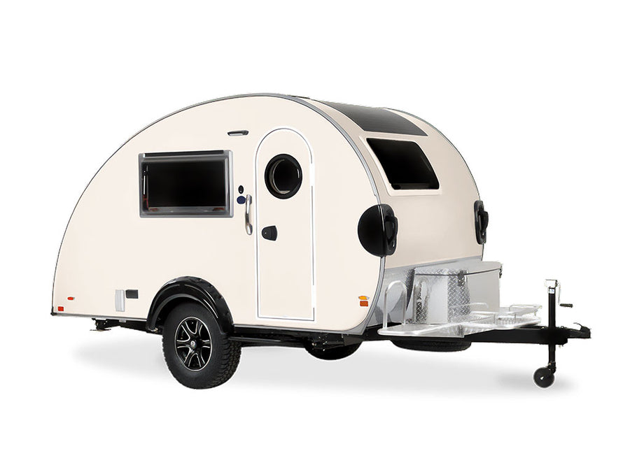 Avery Dennison SW900 Gloss White Pearl DIY Tear Drop Trailer Wraps