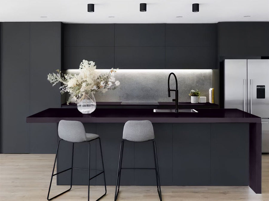 Avery Dennison™ SW900 Gloss Black Kitchen Countertop Wraps