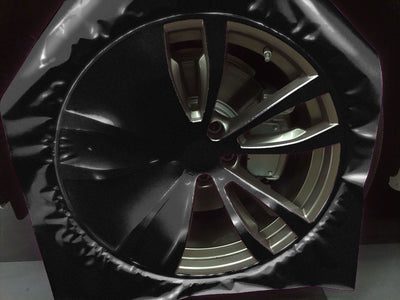 Avery Dennison™ SW900 Gloss Metallic Black Custom Wheel Installation Process