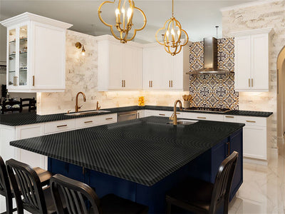 Avery Dennison SW900 Carbon Fiber Black DIY Kitchen Counter Wraps