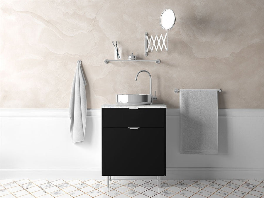 Avery Dennison™ SW900 Satin Black Bathroom Cabinet Wraps