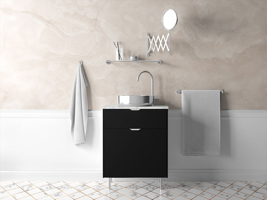 Avery Dennison™ SW900 Satin Black Bathroom Cabinet Wraps
