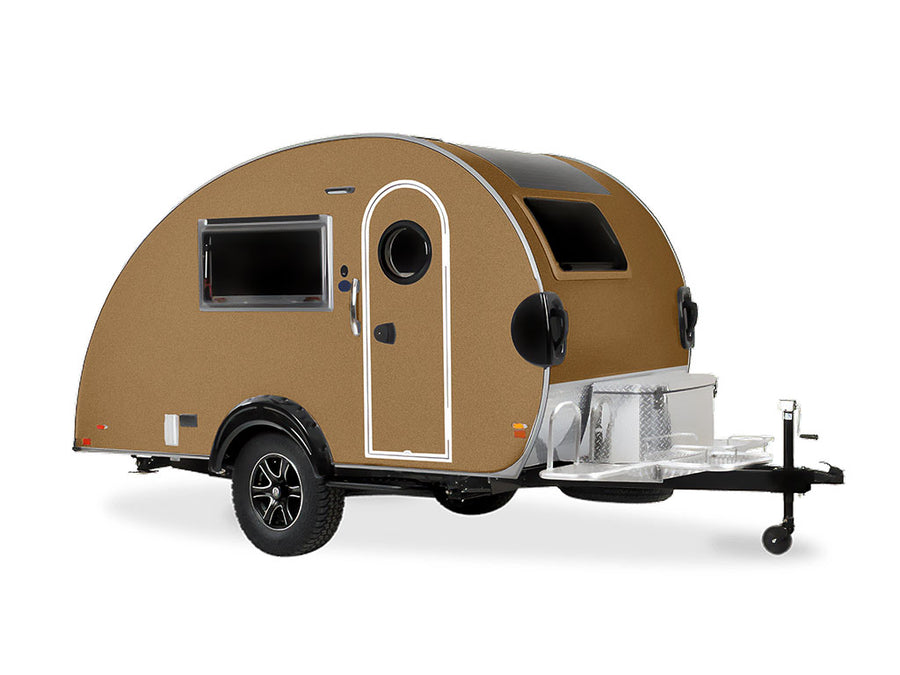 Avery Dennison SW900 Gloss Metallic Gold DIY Tear Drop Trailer Wraps