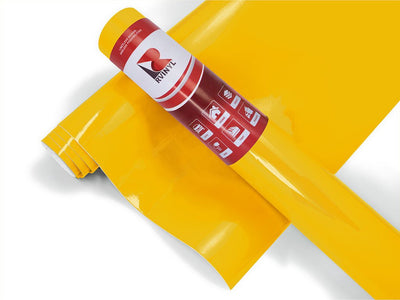 Avery Dennison SW900 Gloss Yellow Kitchen Cabinet Wrap Color Film