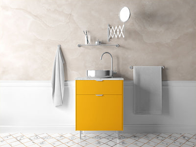 Avery Dennison™ SW900 Gloss Dark Yellow Bathroom Cabinet Wraps