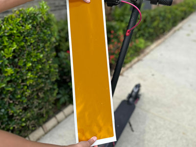 Avery Dennison SW900 Gloss Dark Yellow DIY Electric Scooter Wraps