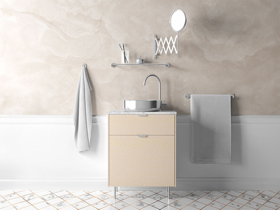 Avery Dennison™ SW900 Gloss Metallic Sand Sparkle Bathroom Cabinet Wraps