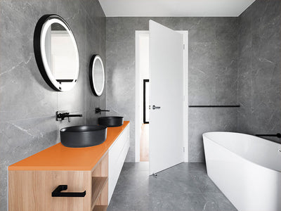 Avery Dennison™ SW900 Matte Orange Bathroom Countertop Wraps