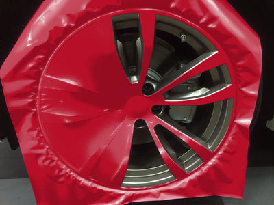 Avery Dennison™ SW900 Gloss Soft Red Custom Wheel Installation Process
