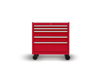 Avery Dennison SW900 Satin Carmine Red DIY Tool Cabinet Wraps
