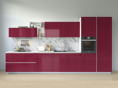 Avery Dennison™ SW900 Gloss Burgundy Kitchen Cabinet Wraps