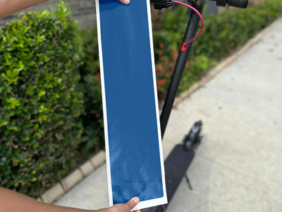 Avery Dennison SW900 Gloss Smoky Blue DIY Electric Scooter Wraps