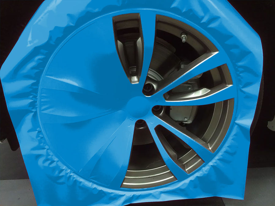 Avery Dennison™ SW900 Satin Light Blue Custom Wheel Installation Process
