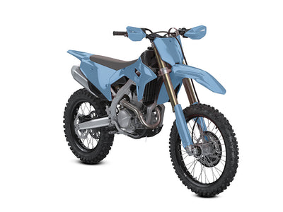 Avery Dennison SW900 Matte Metallic Frosty Blue Dirt Bike Wraps
