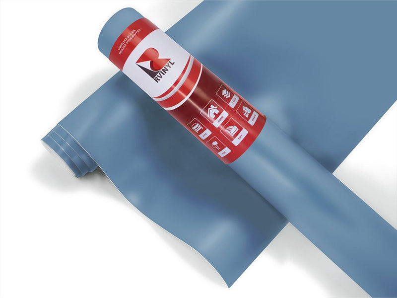 Avery Dennison SW900 Matte Metallic Frosty Blue Drum Set Vinyl Cover
